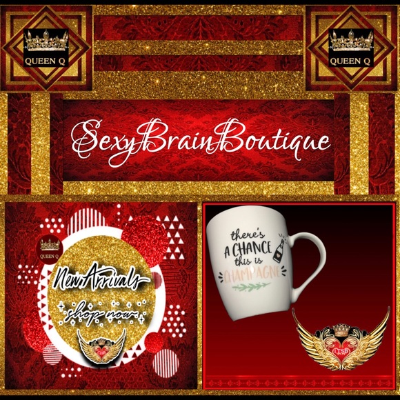 🆕 SEXYBRAINBOUTIQUE MUG Verbage: There’s A Chance This Might Be Champagne 🩷🖤 - Picture 2 of 3